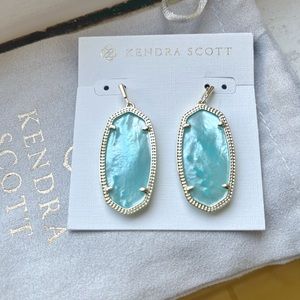 Brand new Kendra Scott Aqua illusion Elle earrings